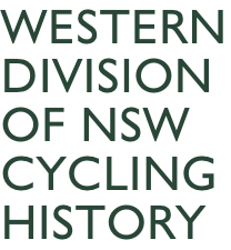 Western Division Of NSW Cycling  History